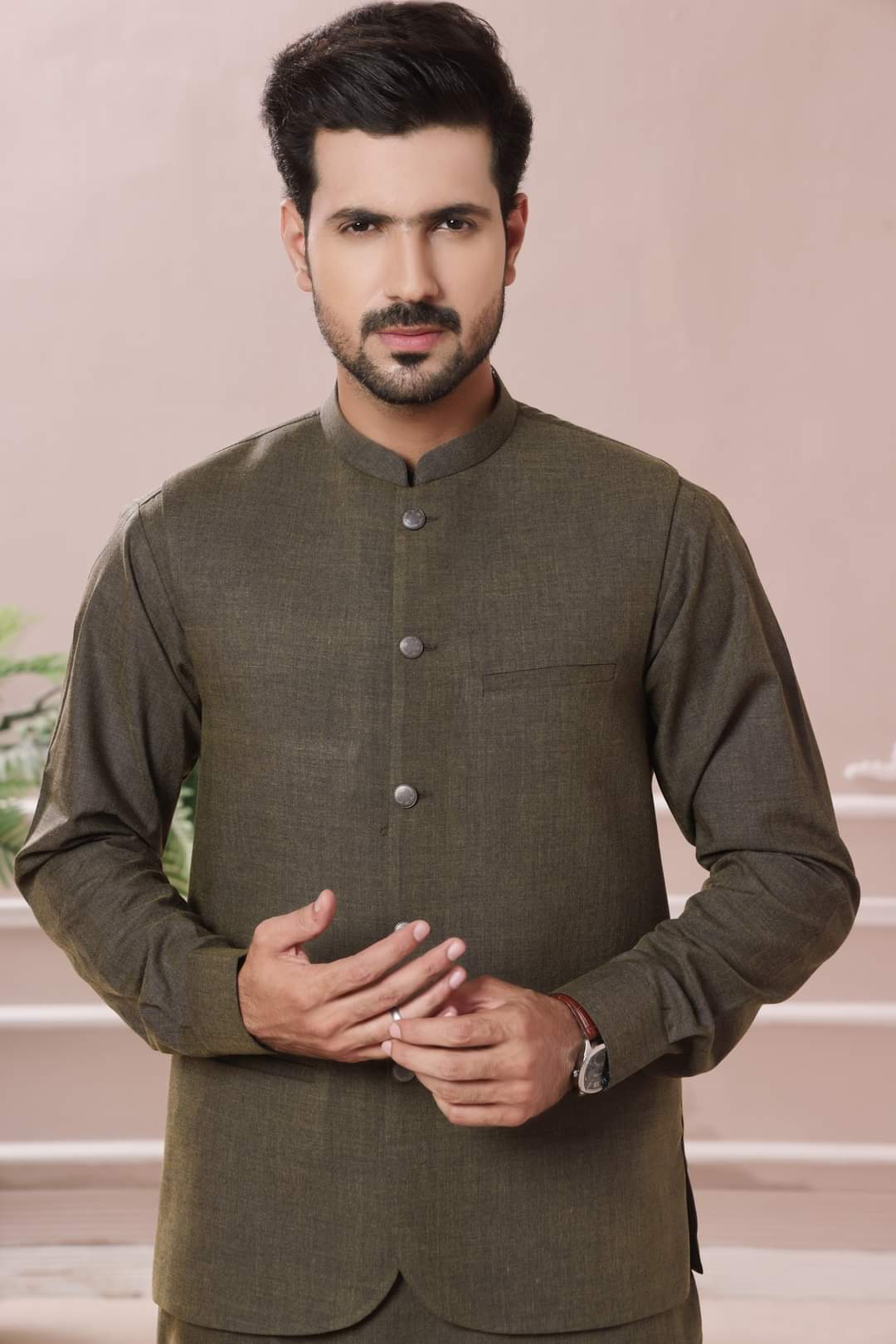 3PES Kameez shalwar waistcoat WINTER