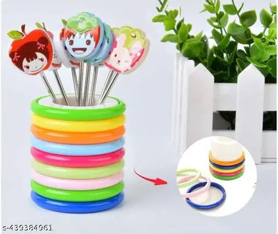 Multi-Color Pen Holder with Cute Character Pens